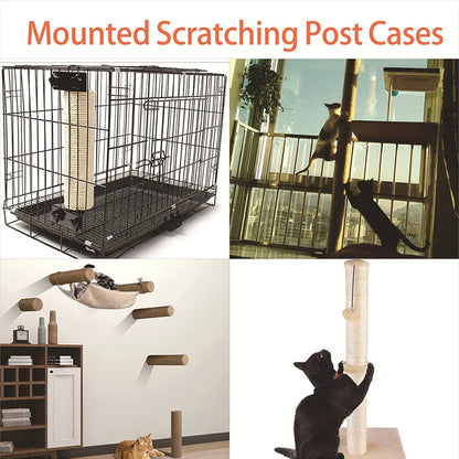 Cat Scratching Post for Cat Tree Tower DIY Cat Climbing Frame Replacement Post Sisal Rope Entangle Kitten Toy Scratch Furniture