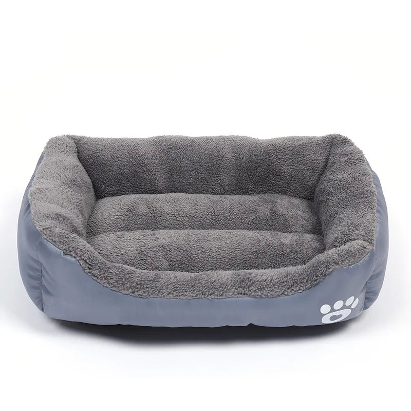 Large Pet Cat Dog Bed Square Plush Kennel Summer Washable Cat Mat Waterproof Mattress Pet Cushion Medium Large Dogs Pet Supplies