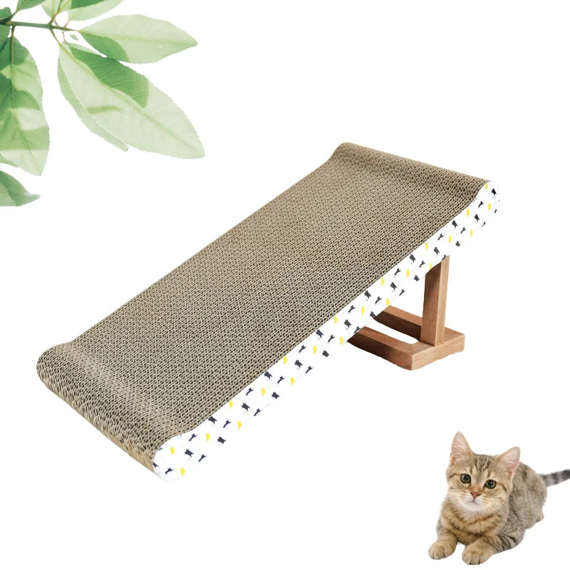 Cat Toys Pet Cat Scratching Board Corrugated Cardboard Pad Grinding Nails Interactive Protecting Furniture Cats Scratcher Toy