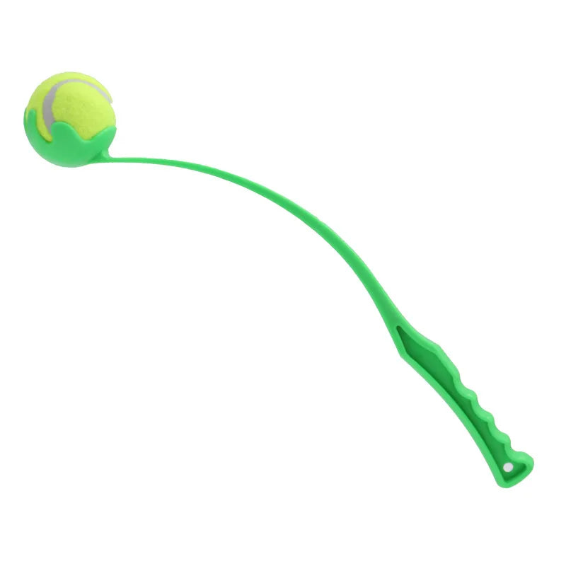 Pet ball throwing stick dog training toy ball throwing device outdoor tennis training amuse dog ball throwing toy