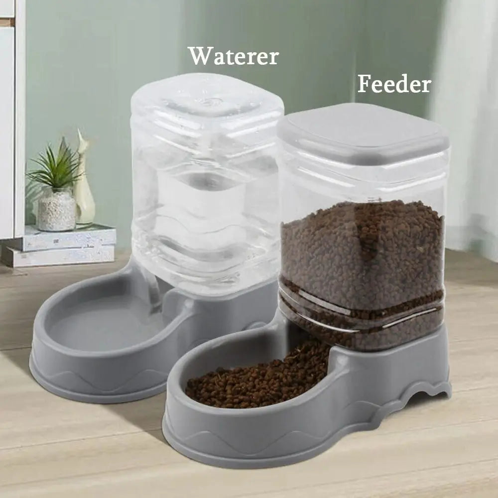 3.8L PP material Pet feeder Pet Water Fountain Drink Bowl Automatic Pet Feeder Large Cat Dog Food Dispenser