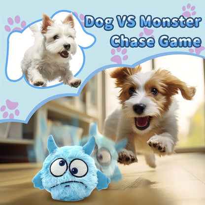 Dog Toys For Boredom Upgrade Dog Toys Interactive Monster Plush Ball Squeaky Moving Dog Ball Toy Shake Bounce Boredom Pet Toys