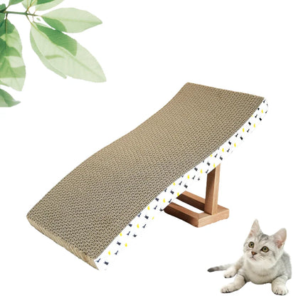 Cat Toys Pet Cat Scratching Board Corrugated Cardboard Pad Grinding Nails Interactive Protecting Furniture Cats Scratcher Toy