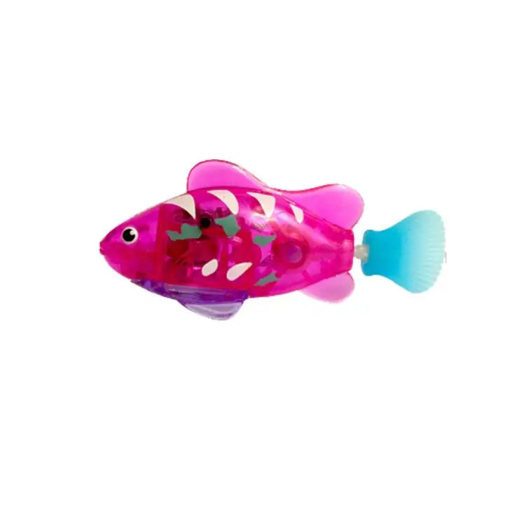 Cat Interactive Electric Fish Toy Water Cat Toy for Indoor Play Swimming Robot Fish Toy for Cat and Dog with LED Light Pet Toys