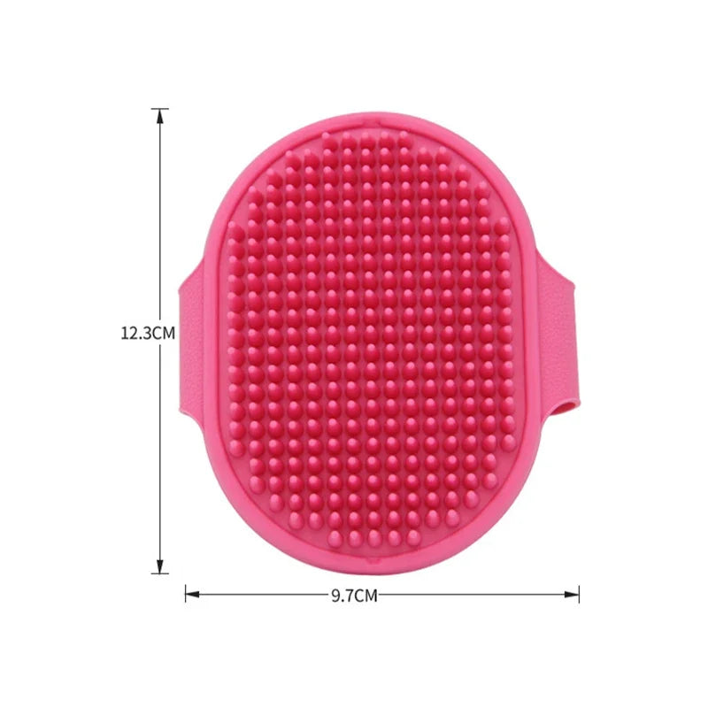 Dog Shower Brush, Silicone Pet Massage Brush, Short Haired Cat Scrub Brush, Shower Glove Cleaning Products  Gloves Silicone