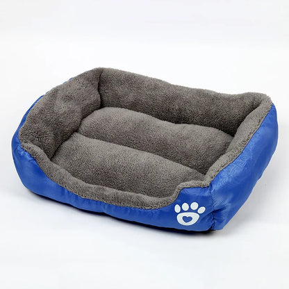 Large Pet Cat Dog Bed Square Plush Kennel Summer Washable Cat Mat Waterproof Mattress Pet Cushion Medium Large Dogs Pet Supplies