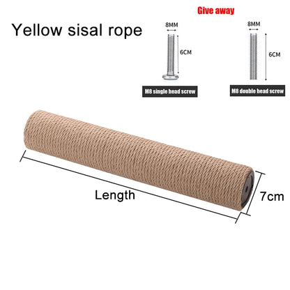 Cat Scratching Post for Cat Tree Tower DIY Cat Climbing Frame Replacement Post Sisal Rope Entangle Kitten Toy Scratch Furniture