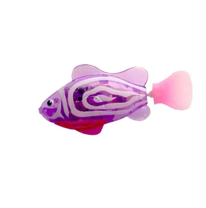 Cat Interactive Electric Fish Toy Water Cat Toy for Indoor Play Swimming Robot Fish Toy for Cat and Dog with LED Light Pet Toys