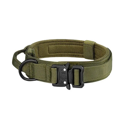 Tactical Dog Collar For Medium And Large Dogs: Suitable For All Breeds, Adjustable And Durable