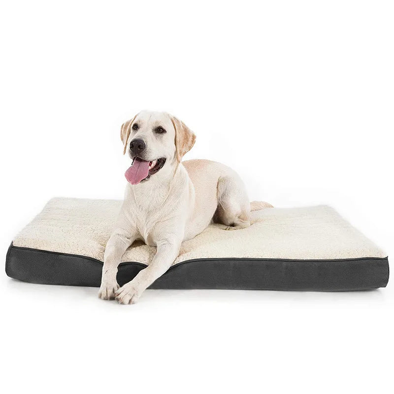 Dog Bed Kennel Mat Memory Foam Warm Soft Pet Bed with Removable Washable Cover Dogs Cushions  Puppy Accessories Pet Supplies