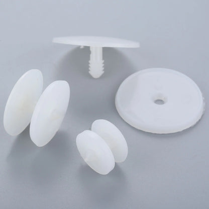 20/10Pcs White Plastic Doll Joints with Washers Neck Arm Leg Joins Dolls Accessories for Plush Pet Toys Doll Making DIY Craft