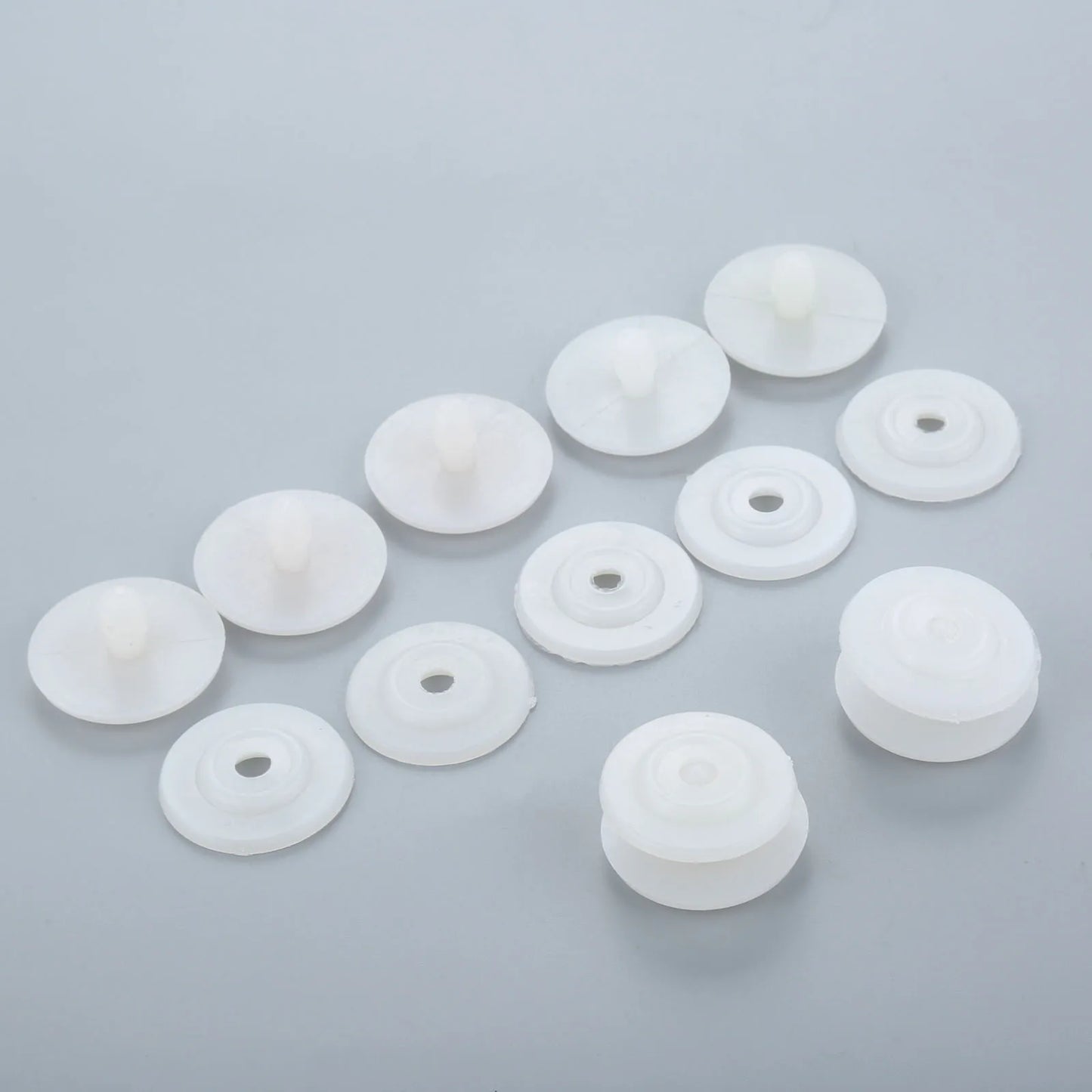 20/10Pcs White Plastic Doll Joints with Washers Neck Arm Leg Joins Dolls Accessories for Plush Pet Toys Doll Making DIY Craft