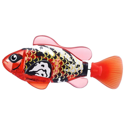 Cat Interactive Electric Fish Toy Water Cat Toy for Indoor Play Swimming Robot Fish Toy for Cat and Dog with LED Light Pet Toys