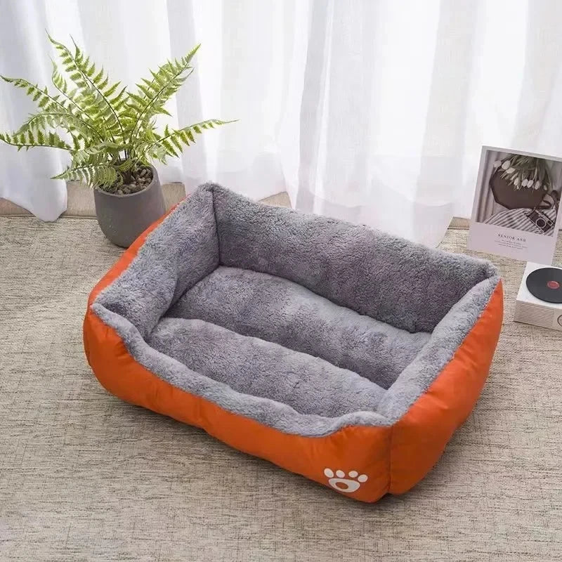 Pet Cat And Dog Nest Large Scale Pinkycolor Warm And Comfortable Soft Cotton Nest Waterproof Sofa Bed Universal For Cats And Dog