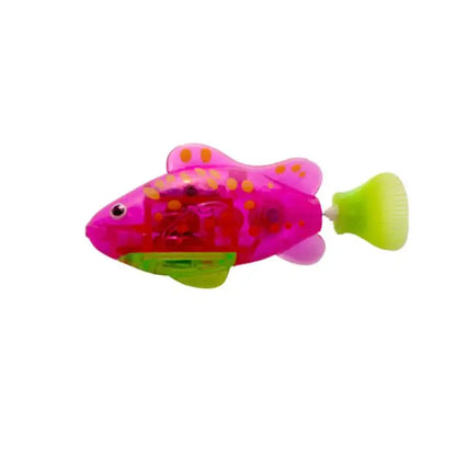 Cat Interactive Electric Fish Toy Water Cat Toy for Indoor Play Swimming Robot Fish Toy for Cat and Dog with LED Light Pet Toys