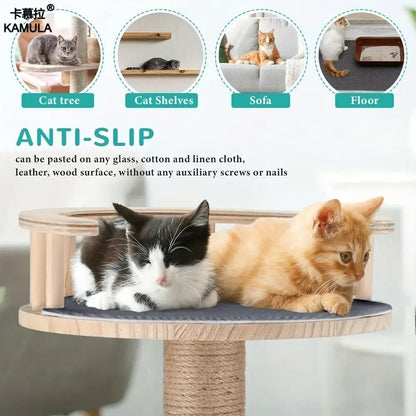 Cat Scratching Mat Self-Adhesive Mat Cat Carpet Trimmable Cat Scratching Post Carpet, Cat Scratch Furniture Protector Cat Toys