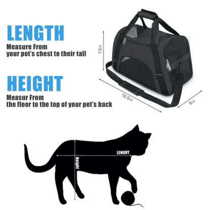 Cat Bags Portable Dog Carrier Bag Mesh Breathable Pet Puppy Travel Bags for Small Dogs Foldable Cats Handbag Bag Transport Bag