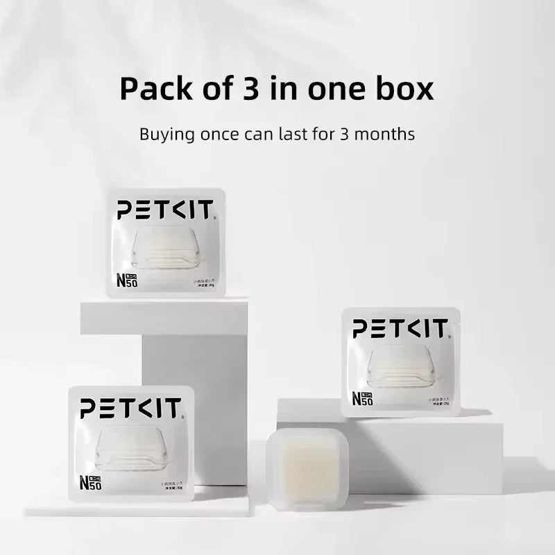 PETKIT N50 Second Deodorant cubes generation For PURA MAX cat litter box automatic Pet supplies Cats puramax2 parts deodorizer