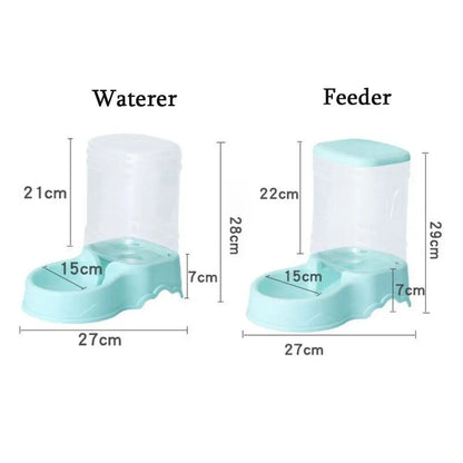 3.8L PP material Pet feeder Pet Water Fountain Drink Bowl Automatic Pet Feeder Large Cat Dog Food Dispenser