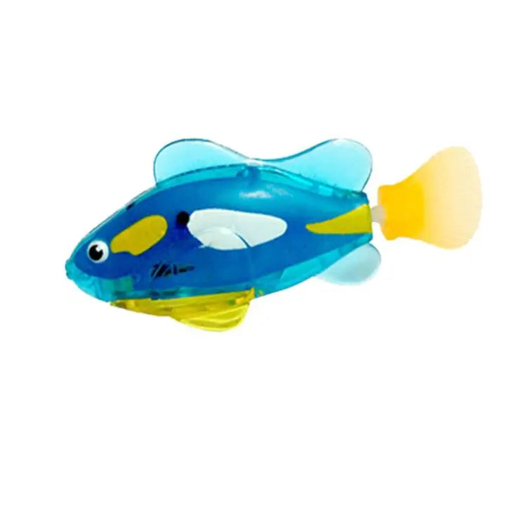 Cat Interactive Electric Fish Toy Water Cat Toy for Indoor Play Swimming Robot Fish Toy for Cat and Dog with LED Light Pet Toys