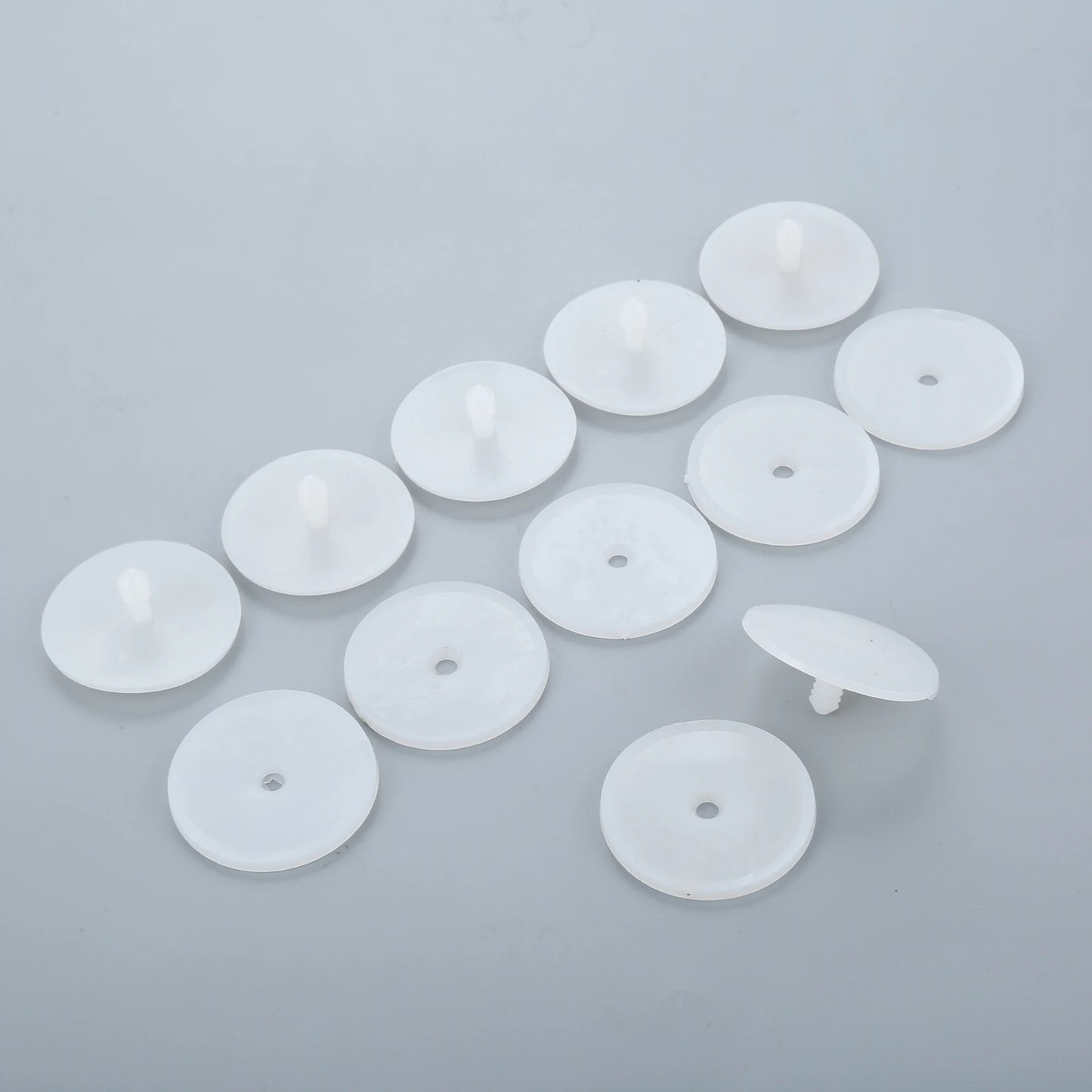 20/10Pcs White Plastic Doll Joints with Washers Neck Arm Leg Joins Dolls Accessories for Plush Pet Toys Doll Making DIY Craft