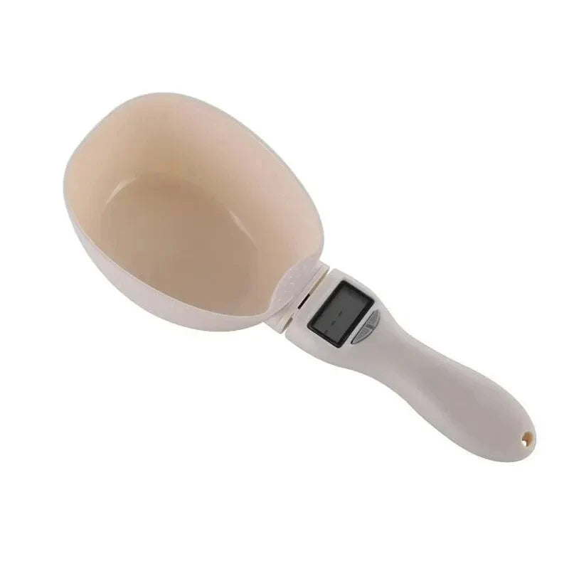 Pet Food Measuring Spoon Scale, Kitchen Digital Food Measuring Spoon, Suitable for Cat and Dog Food Measuring Spoon